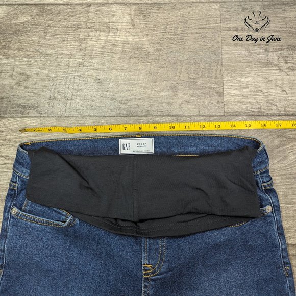 Gap Straight Leg Maternity Jeans Size 8 - Picture 3 of 5
